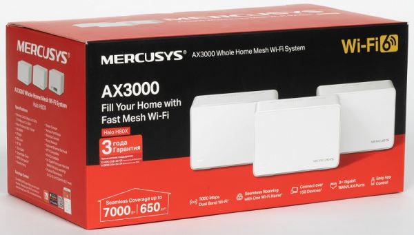 Обзор домашней mesh-системы Mercusys Halo H80X (Wi-Fi 6, AX3000)