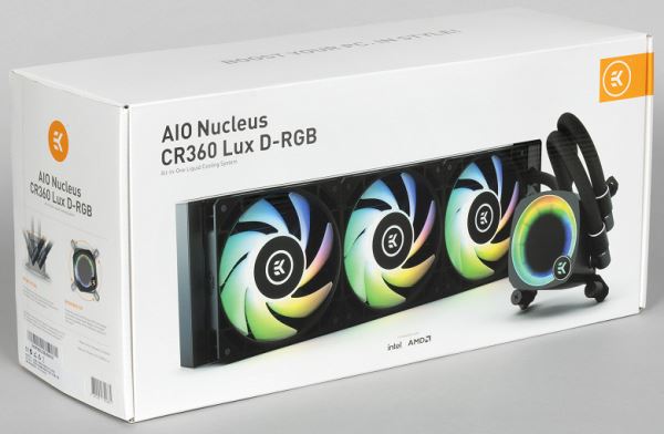 Обзор системы жидкостного охлаждения EK-Nucleus AIO CR360 Lux D-RGB