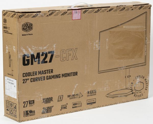 Обзор 27-дюймового игрового VA-монитора Cooler Master GM27-CFX с изогнутым экраном разрешения Full HD